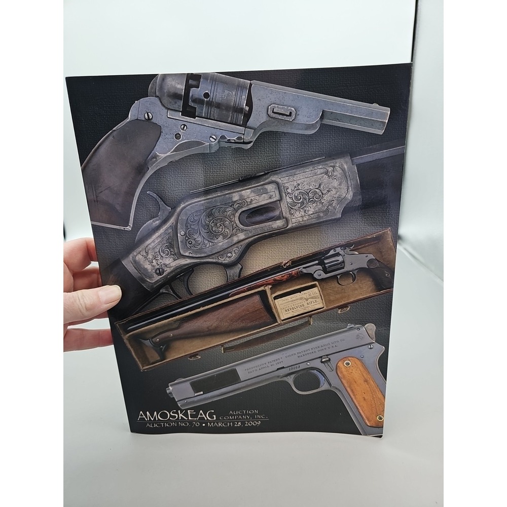 Amoskeag Firearms Auction Catalog Booklet March‎ 28 2009 Excellent